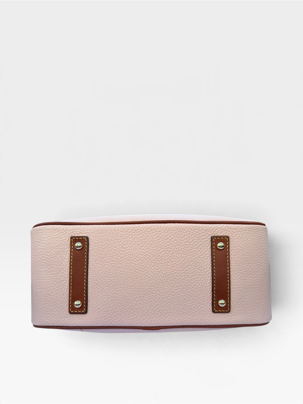 Dooney & Bourke Blush Pink Pebble Grain Leather Hobo Shoulder Bag. V2204120 - Picture 12 of 16